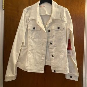 Wrangler White Denim Jacket